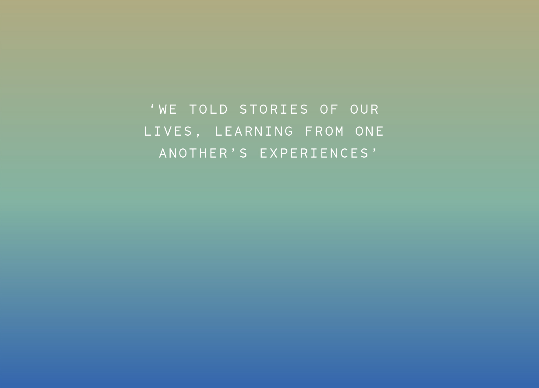 Sister Stories. Stories that heal.